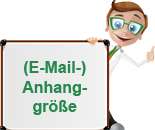 email anhanggröße